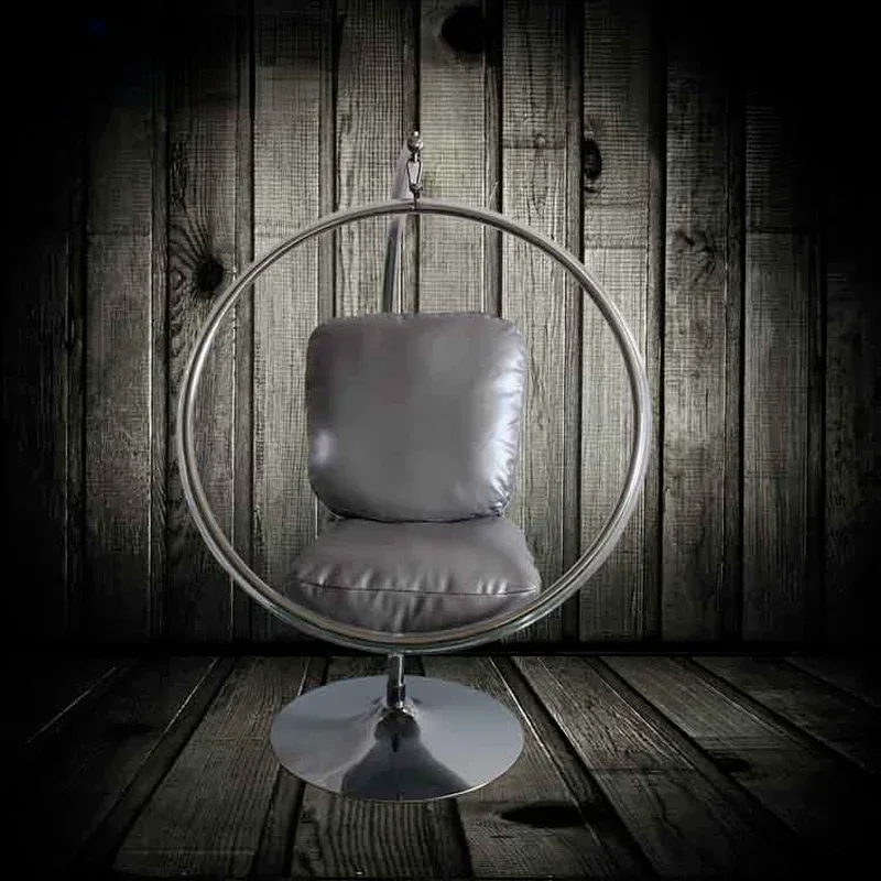 Customized Hanging Ball Bubble Chair Glider Hanging Basket Space Capsule Hemisphere Chair Acrylic Transparent Swing