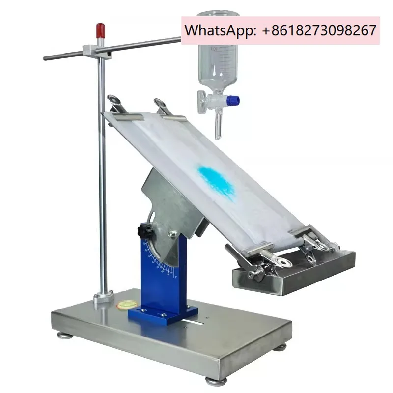 

Diaper pads, diapers, sanitary napkins, permeability tester, actual testing machine