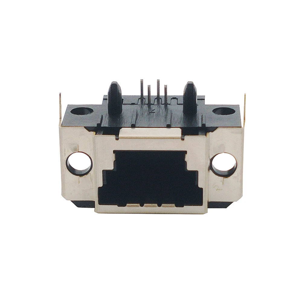 5PCS RJ9 Connector for Medical aviation special equipment connection cable 4P4C Plug Double shrapnel