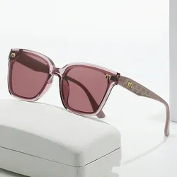 New Fashion Sunglasses Men Trendy Letter Sunglasses Women Casual(DS-8138)