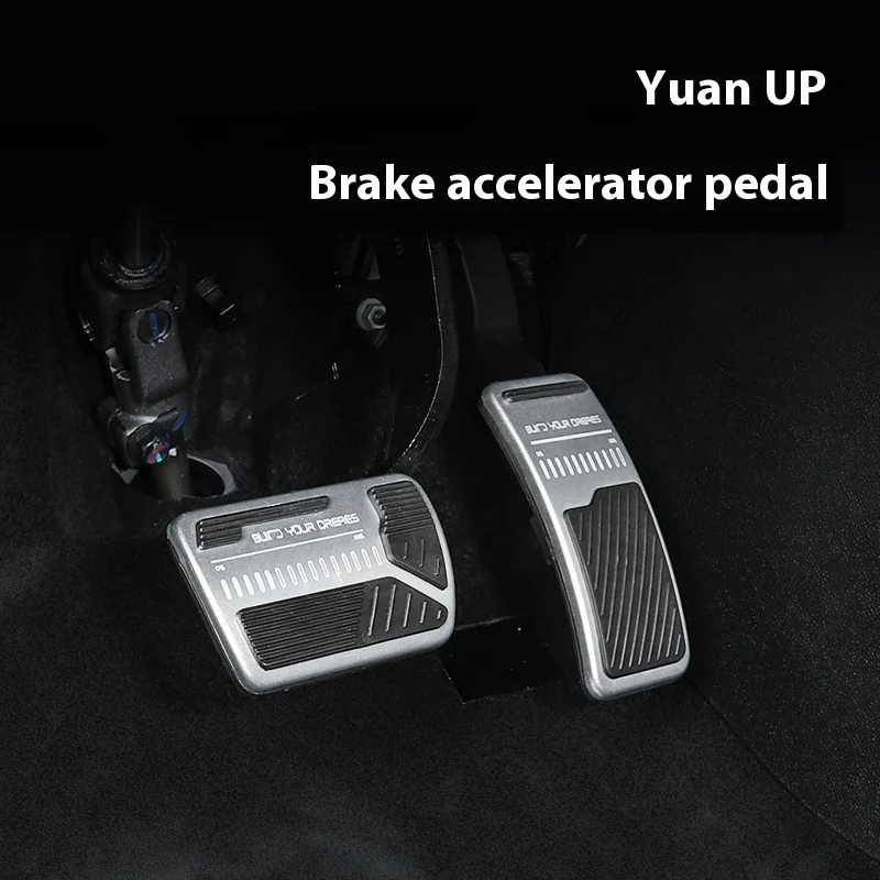 Para BYD Yuan UP, productos especiales antideslizantes para acelerador y Pedal de freno, modificación de Pedal de aleación de aluminio, accesorios para coche