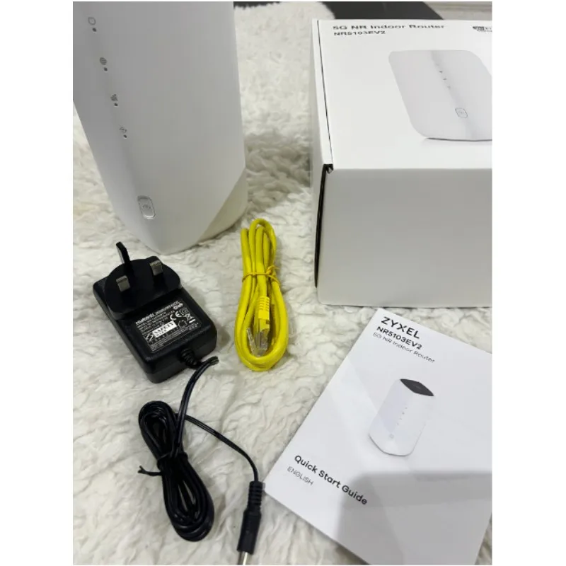 Brand New Unlocked ZYXEL NR5103EV2 5G NR Indoor CPE Router 4.7Gbps WiFi6 4G LTE Cat19 Sim Card 5G WiFi CPE PK NR5103 and NR5103E