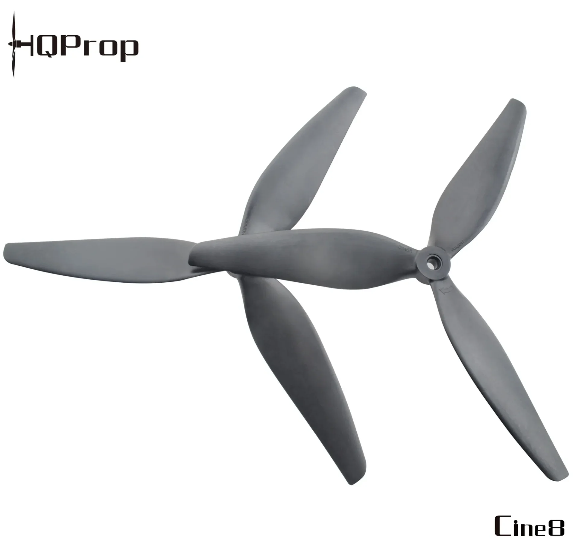 Hélice de nailon reforzada con fibra de vidrio, piezas de repuesto para Dron de carreras FPV RC, HQProp Cine8, 8x4,5x3, CW, CCW, negro, 8 pulgadas, 2 piezas, 4 piezas, 8 piezas