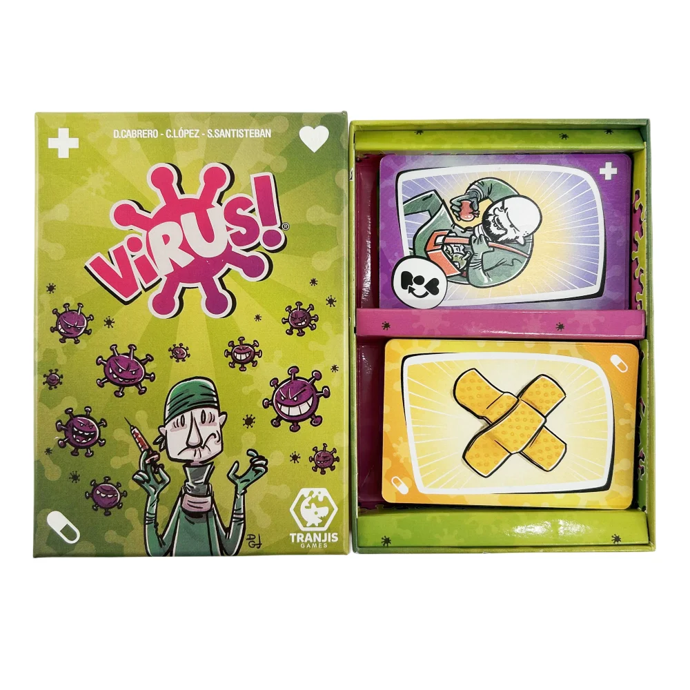 Jeu de cartes Virus The Contagiously Virus 2, Version correcte, jeu de fête pour jeux familiaux amusants