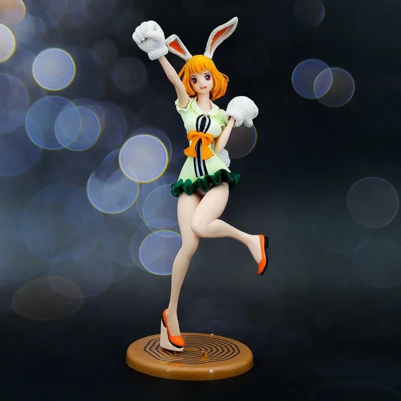 

New One Piece POP Garrot Carlot Moon Lion Rabbit Boxed Hand-made Office Ornament Model Gifts