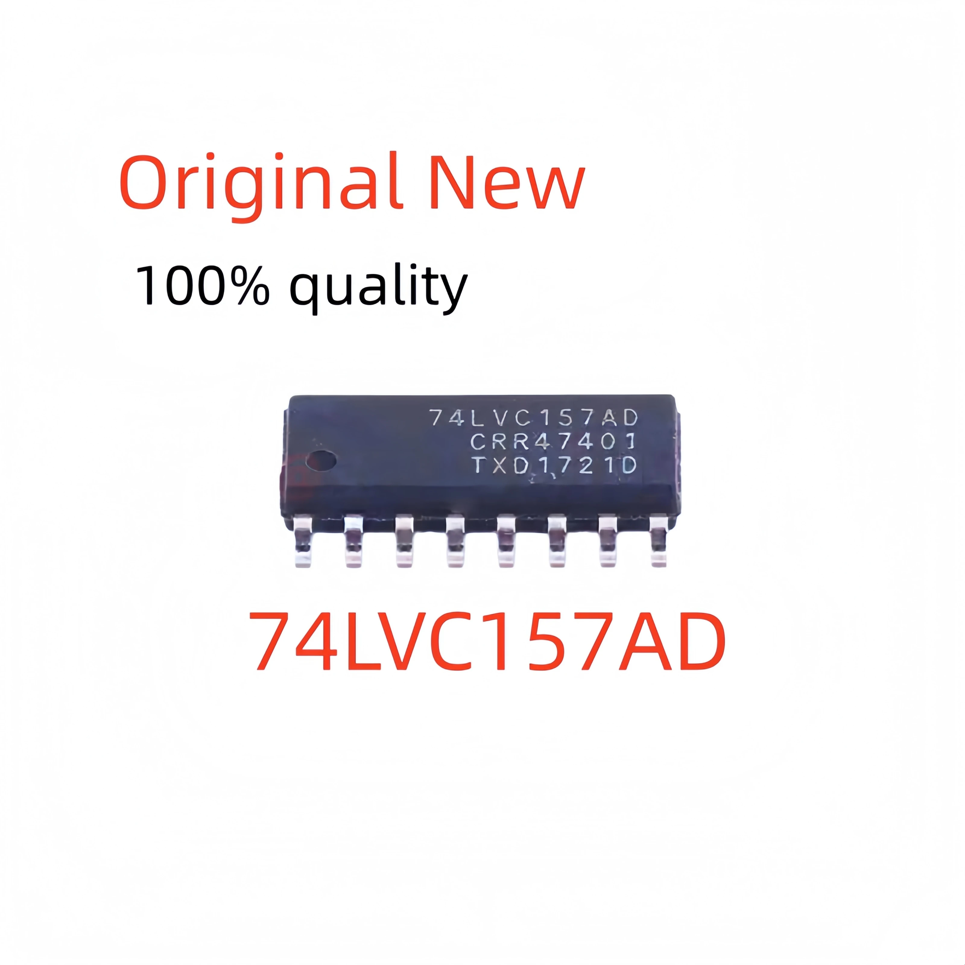 100% New 74LVC157AD SOP16 Quad 2-to-1 Multiplexer Level Translate 1.2V-3.6V SOIC-16 Chi