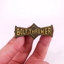 Bolt The Thrower Brooch Classic Heavy Metal Rock Band Periphery Enamel Pin Hat Backpack Lapel Badge Souvenir Jewelry