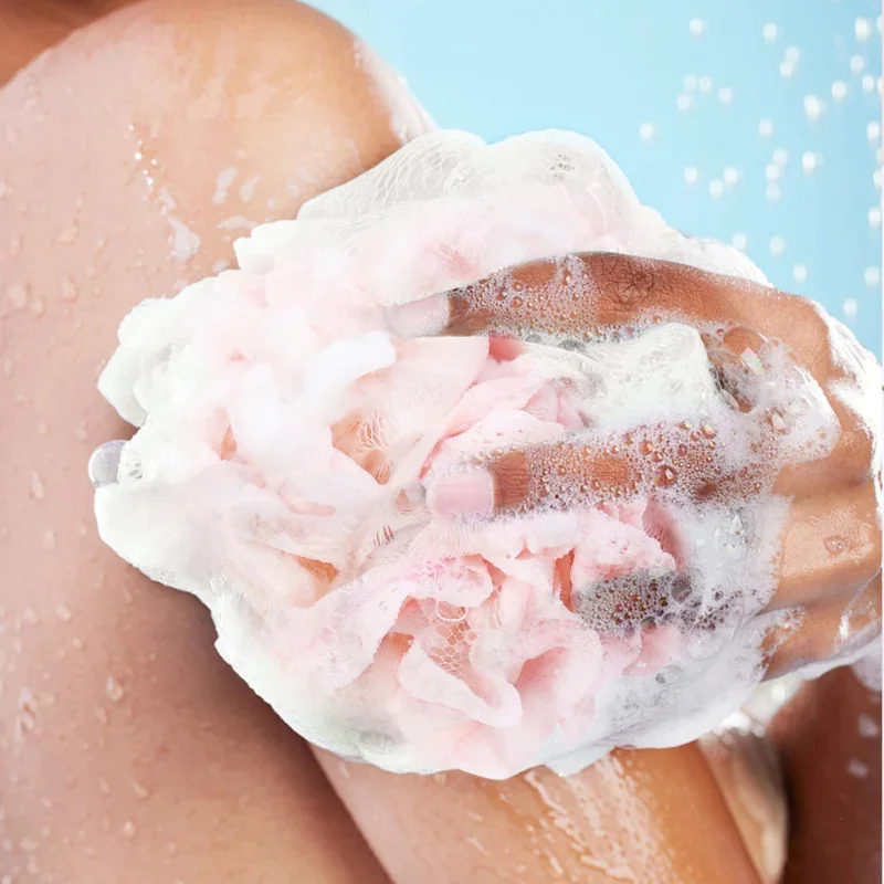 Extra Large Double-layer Lace Bath Ball Exquisite Soft Cleaning Bath Ball Exfoliating High Appearance Bathroom Products