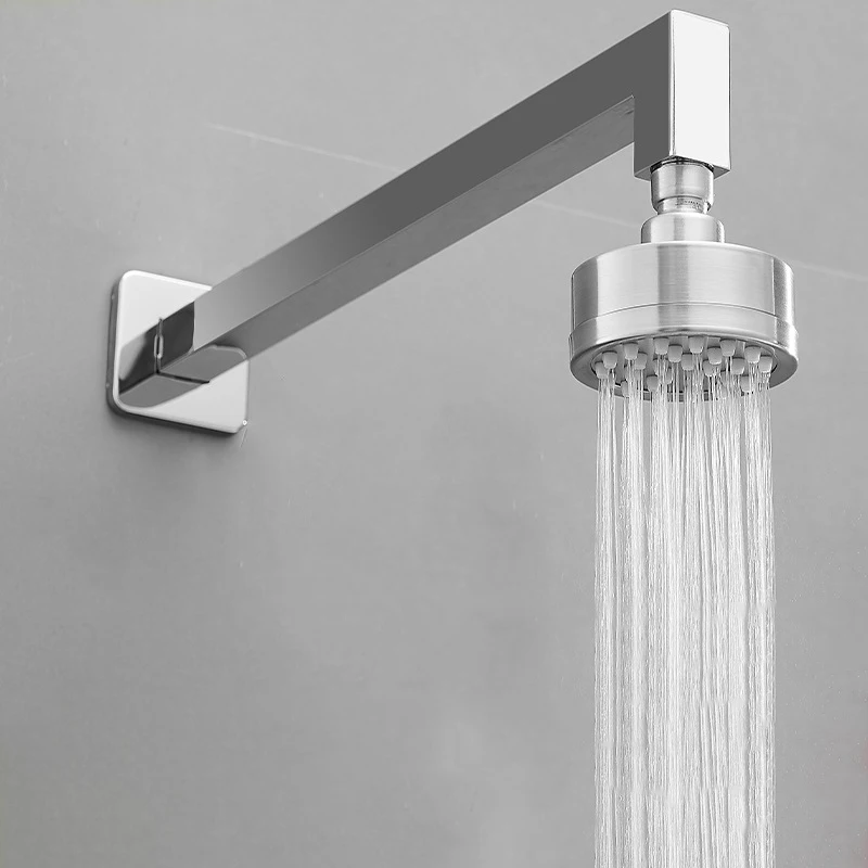Rainfall Shower Head Boosting Pressure High Flow Stainless Adjustable Angles Bathroom Top Sprinkler Water-saving Shower Sprayer