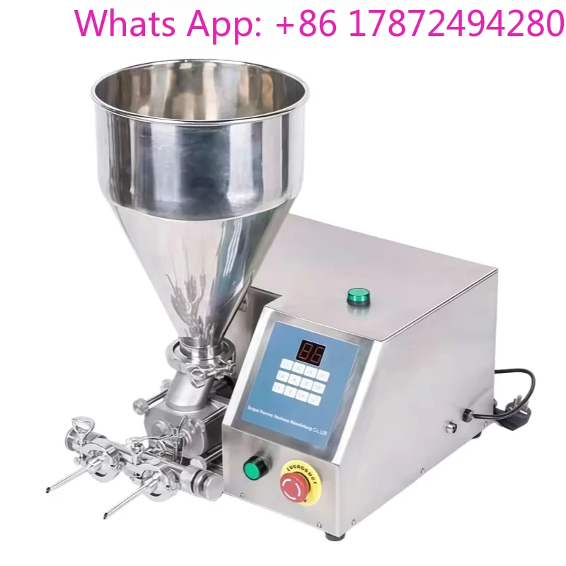 Chocolate Cream Cake Batter Filling Injection Machine Sandwich Cake Cream Filling Machine Puff Chicken Rolls Jam Chocolate Jam