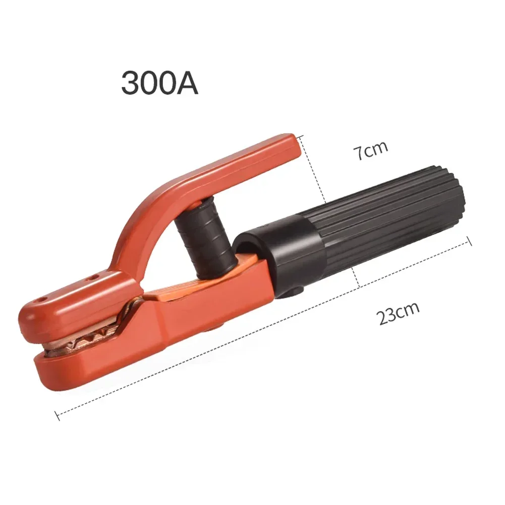 Imagem -03 - Suporte de Eletrodo de Soldagem Eletrodos de Soldador Braçadeira Pinças de Cobre Altamente Condutor para Mma Sti-ck Arco Ferramenta de Solda 1pc 300a 800a