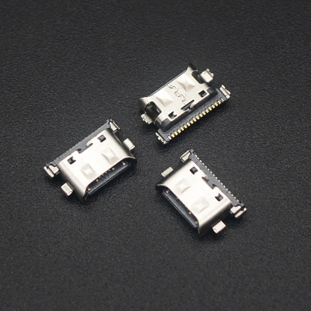 10pcs Type C 18Pin mini Connector Mobile Charing Port For Samsung Galaxy A20 A205F A30 A305F A40 A50 A505F A70 Micro USB Socket