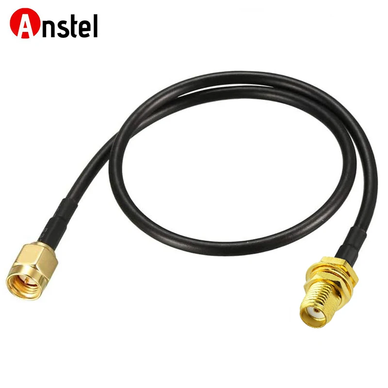 SMA Male to SMA Female Переборка RG174 4G LTE WiFi-маршрутизатор Удлинительный кабель RF Коаксиальный провод для ADS-B GPS-антенны 30 см 50 см 1-5 м