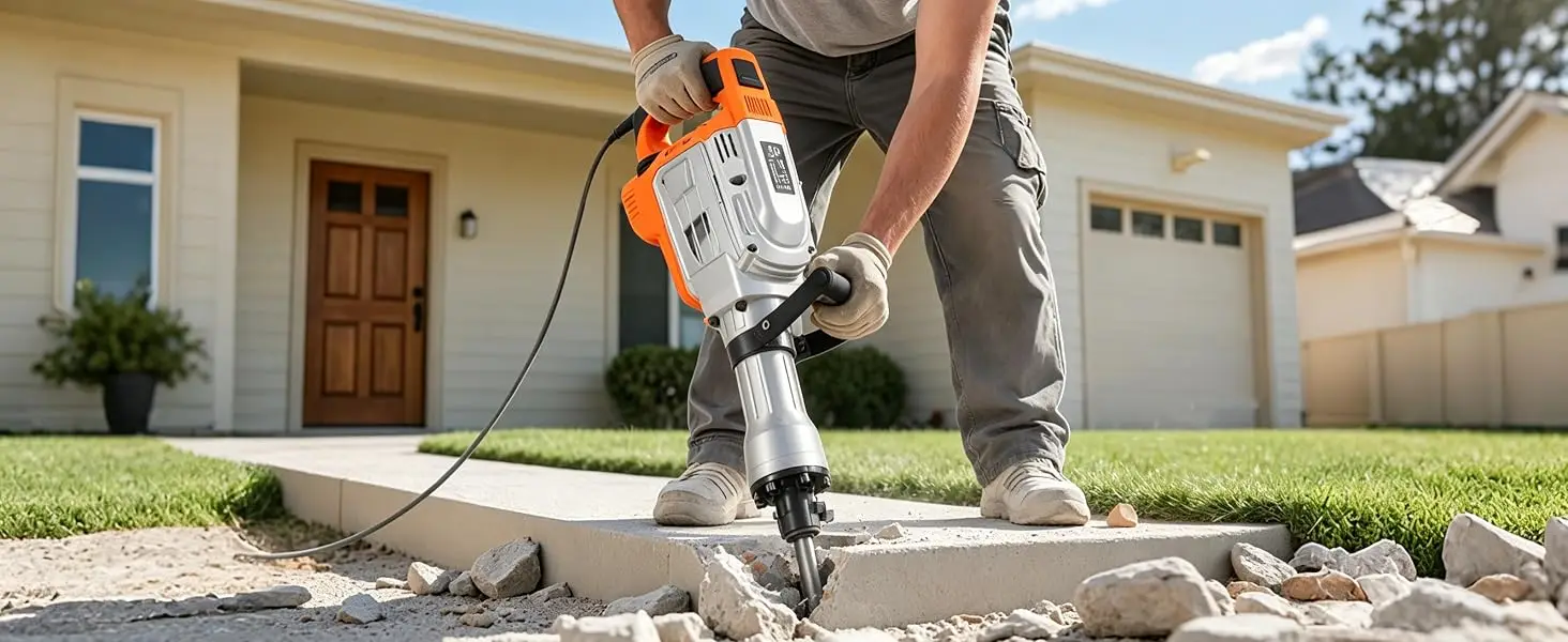 jack hammer concrete breaker