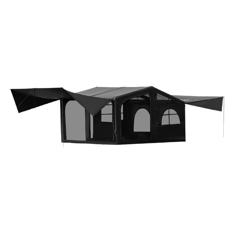 

Outdoor automatic inflatable tent, portable overnight, bedroom tent titanium vinyl windproof and rainproof camping