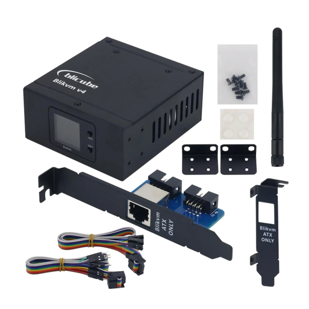 BliKVM V4 Allwinner H313 Soc KVM over IP PoE -Comaptible Video Loop Through PiKVM Video Capture Plug and Play