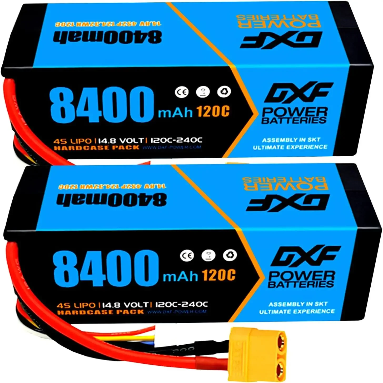 

DXF 4S Lipo аккумулятор 14,8 В 120C 8400 мАч с жестким чехлом с вилкой XT90 для 1/8 багги Truggy внедорожный автомобиль лодка грузовик самолет БПЛА RACING