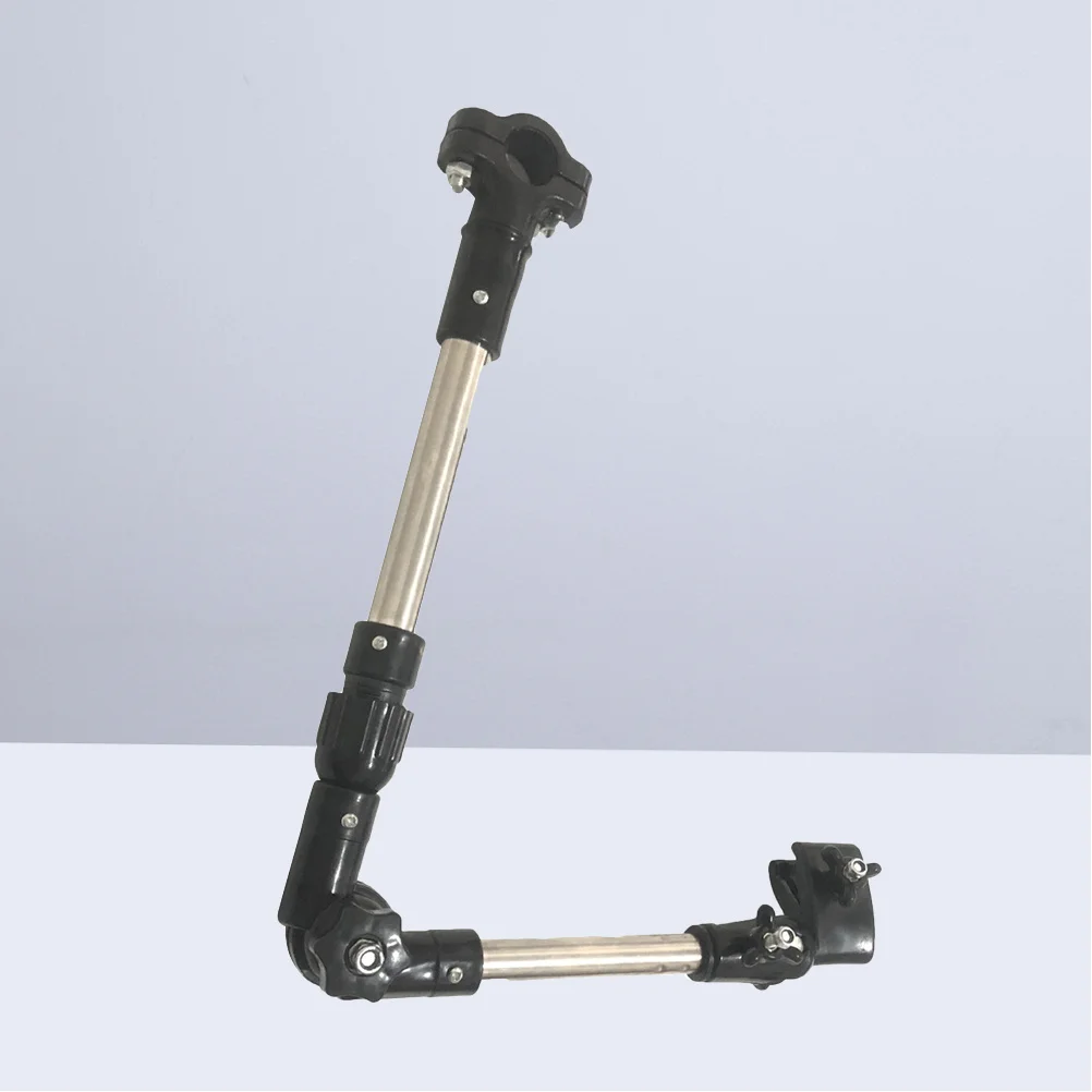 

1pcs Umbrella Holder For Bike Adjustable 2-Section Tube Mount Stand Stainless Steel Abs For Stroller Wheelchair Scooter Sun