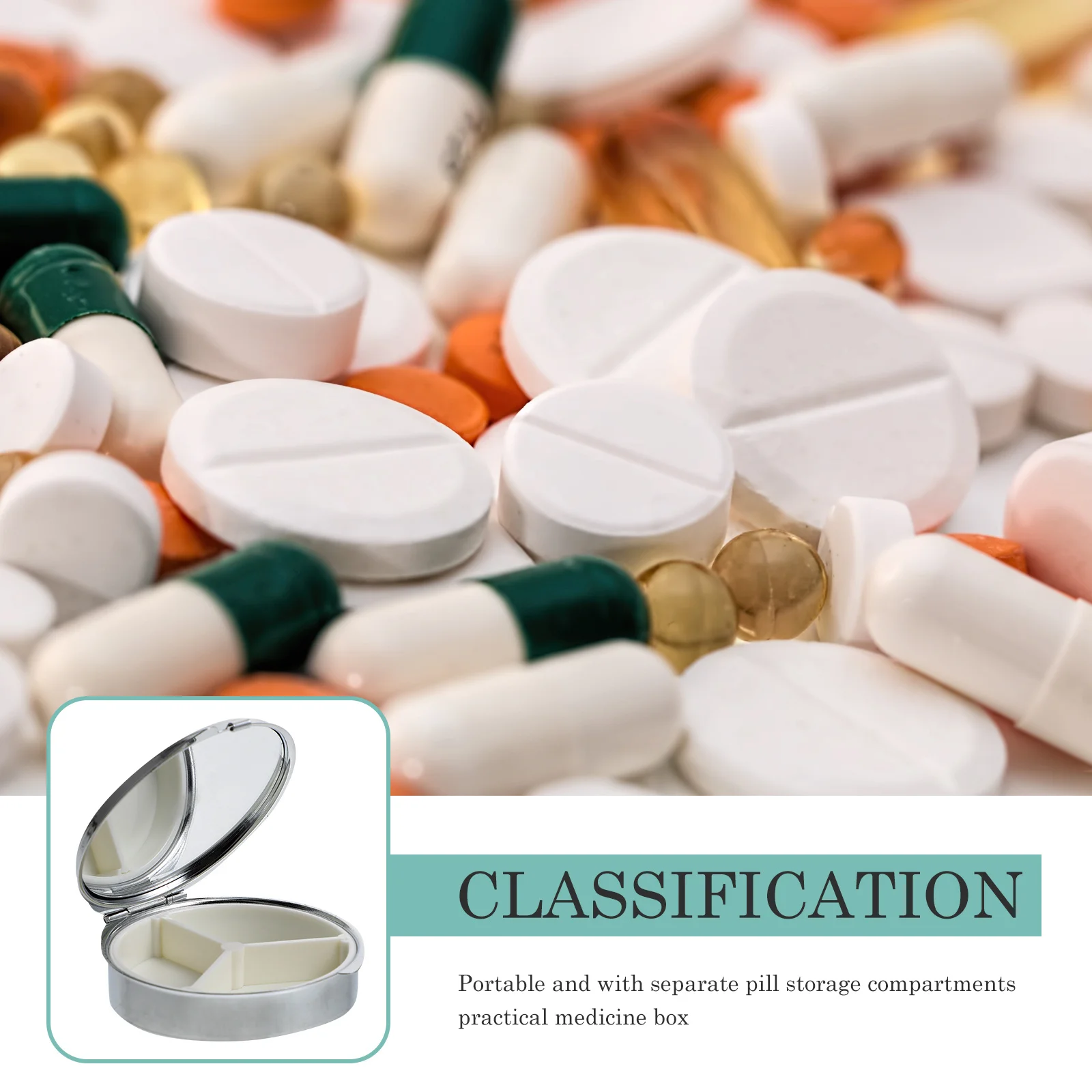 

2 шт. мини-коробка для таблеток, прочный металлический корпус, пластиковый вкладыш, надежная защита, универсальный держатель для таблеток, ювелирные изделия, незаменимые для путешествий