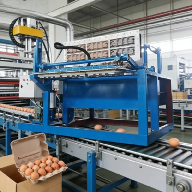 High Speed Pulp Molding Machine Egg Tray Production Line Waste Paper Recycling Equipment 6000pcs/h for Large Factory