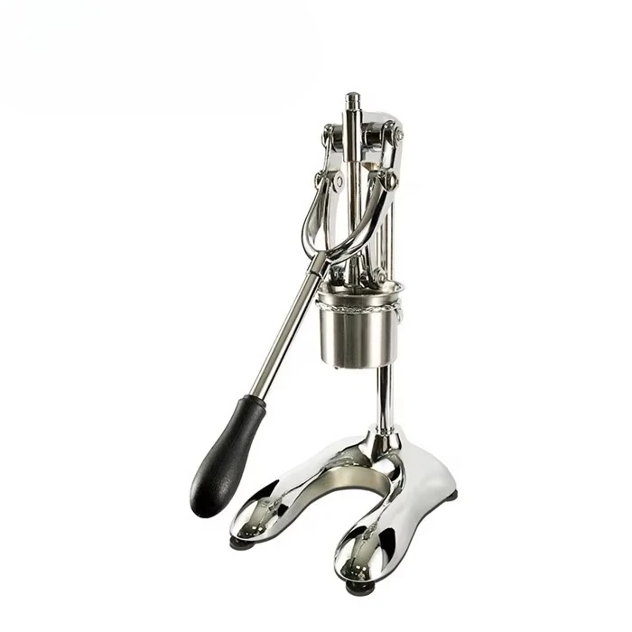 Popular Hand Press Mashed French Fried Chips Extruders Long Fries Maker/30cm Stainless Steel Potato Bar Extrusion Machine