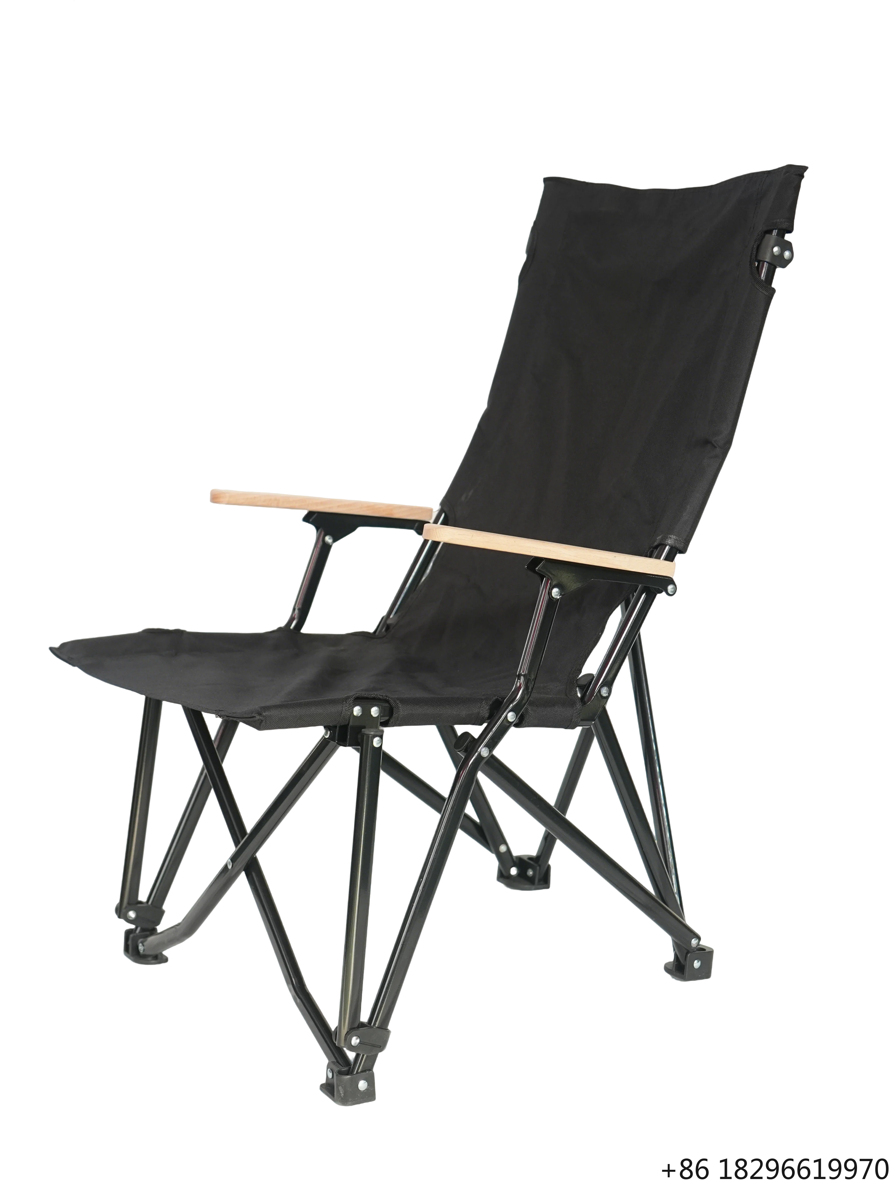 Portable Folding Luxury Steel Camping Chair for Fishing Beach Park Hotel Dining Garden Outdoor Activities