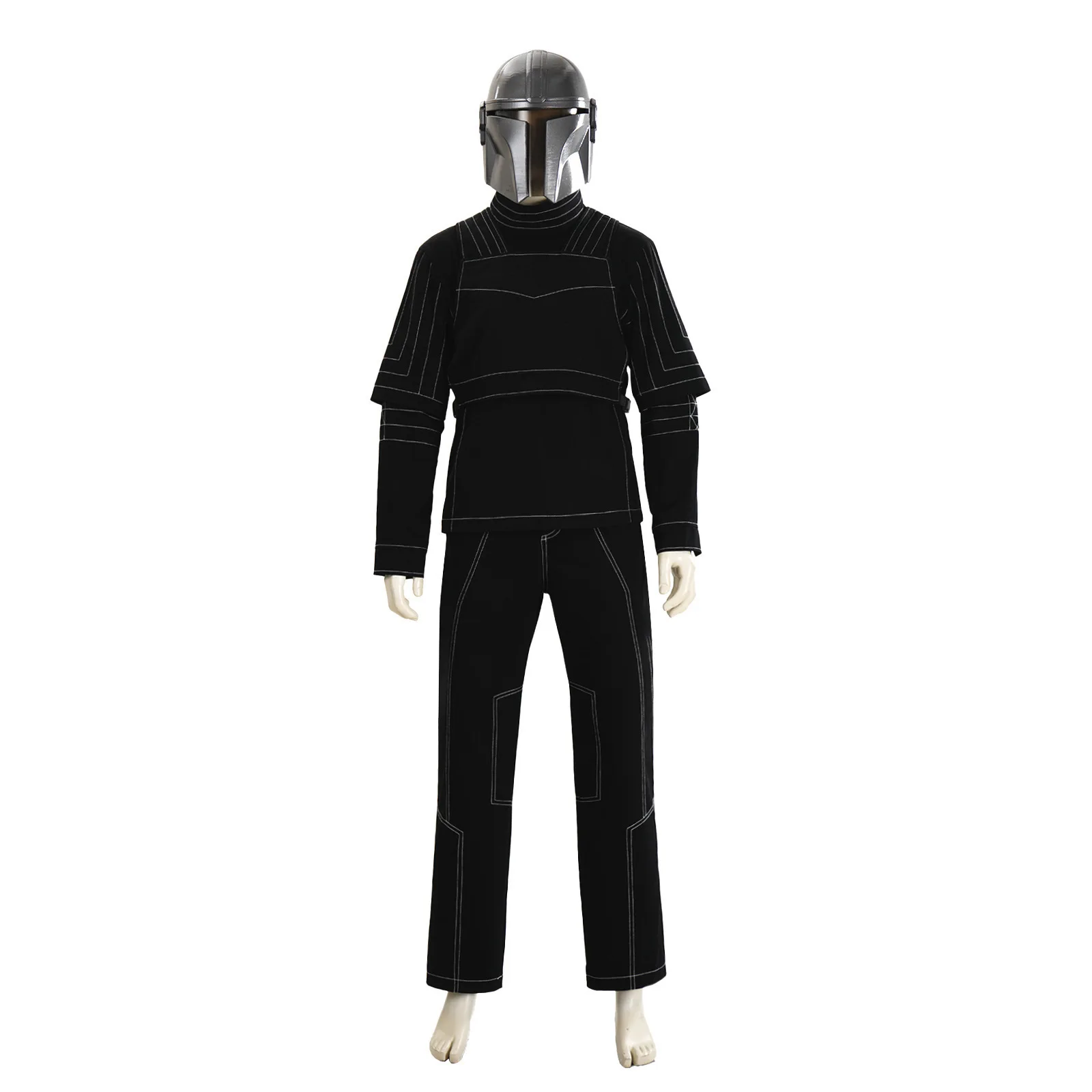 Din Djarin Roleplay Vest Pants Cloak No Armor Set Movie Mandalorian Cosplay Costume Bounty Hunter‌ Outfit Halloween Suit - view 5