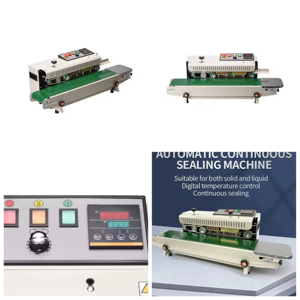 

STLHorizontal Automatic Continuous Sealing Machine for Food Packaging Film Sealing Pocket Printing Multifunctional FR-770