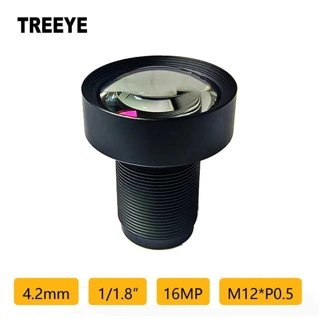 Obiektyw CCTV 4K 16.0 Megapikseli 4.2mm 16MP 1/1.8" M12 Obiektyw do Kamer Sportowych i Akcji Skanowanie Twarzy Wideokonferencje Obiektyw do Dronów