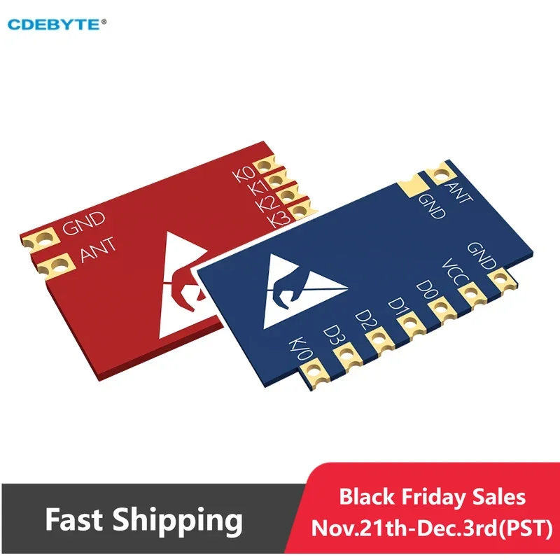 

10 пар 433 МГц супергетеродинный модуль радиочастотный модуль CDEBYTE E160-T4MS1 E160-R4MS1 поддержка ASK OOK приемник передатчик