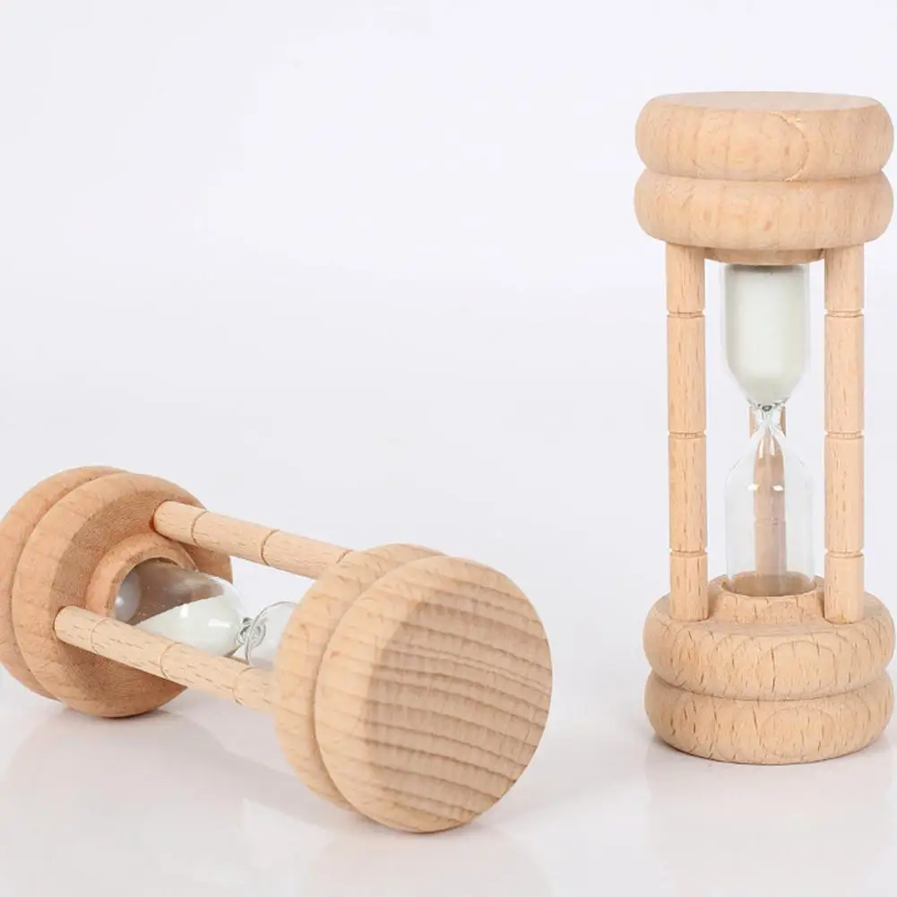 30 Min Wooden Hourglass Sand Timer Decorative Sandglass Clock Handicraft Sandglass for Home Office Desk Ornament Gift
