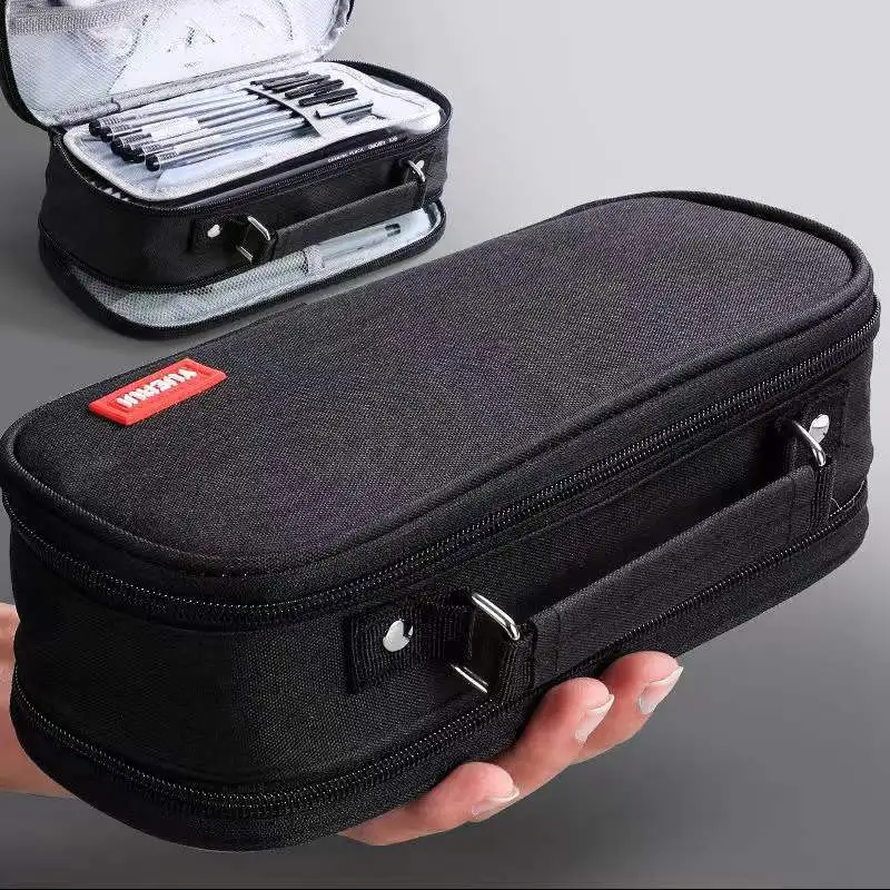 

Large Pencil Case Can Hold 100 PCS Pens Multi-functional Waterproof Stationery Bag Back to School Student Supplies Office Bag