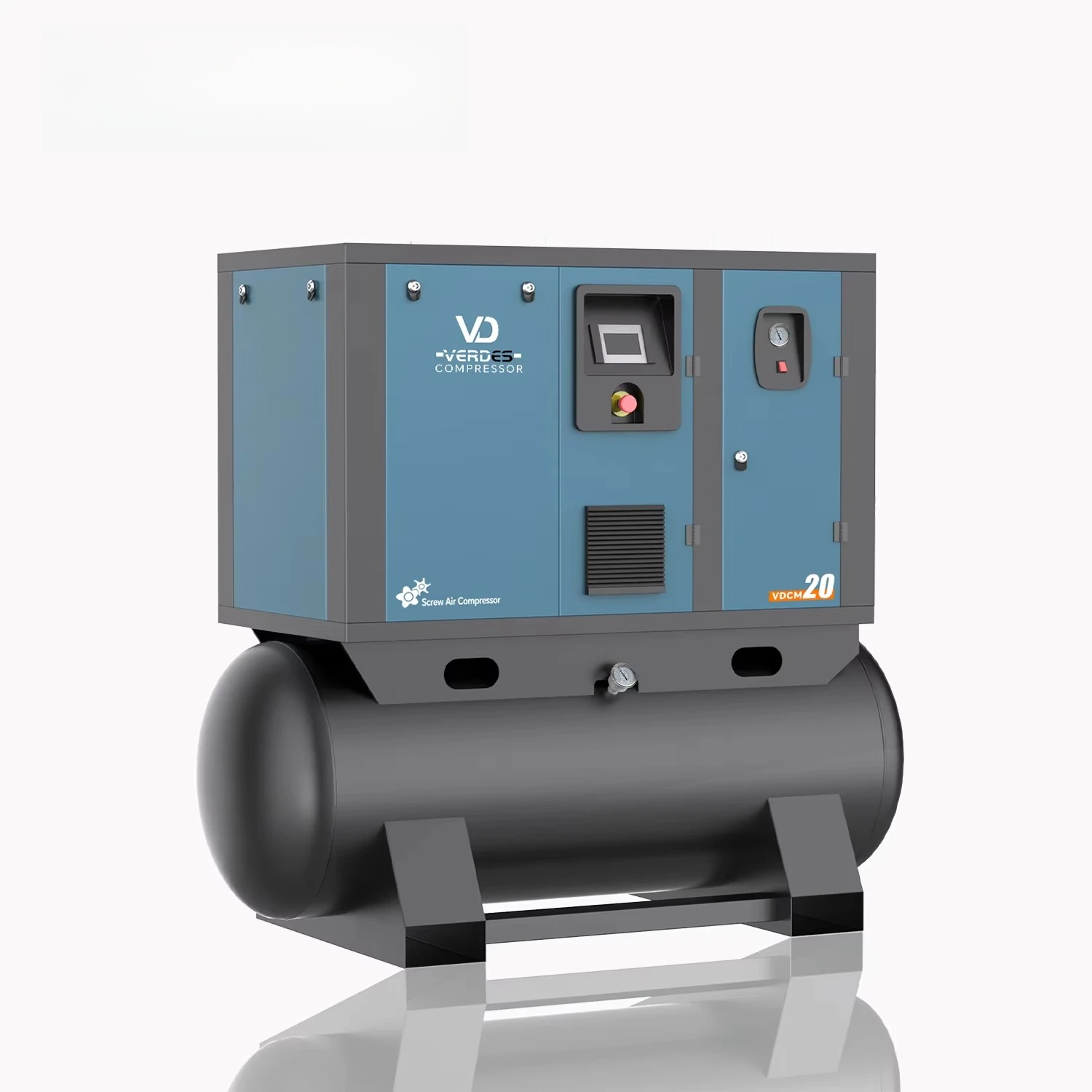 

VERDES Industrial 4-in-1 Electric Rotary Screw Air Compressor With 300 500L Dryer 8 10 16 20 Bar Rotery All-in-One Compressor