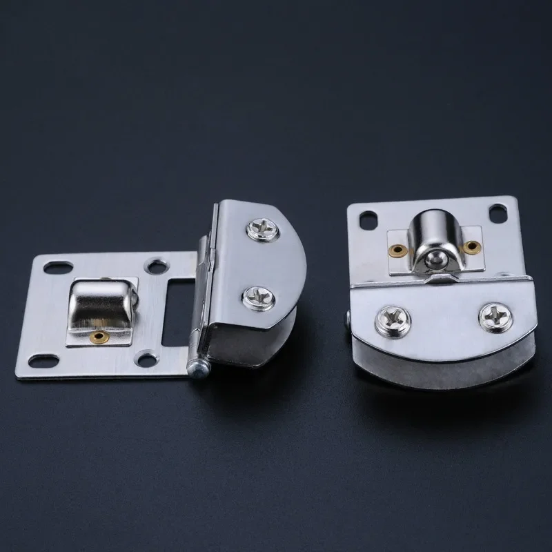 Glass Door Hinge Clamps Stainless Steel Wine Cabinet Bread Cabinet Cupboard Cabinet Gate Clip Door Hinges for 5-9mm