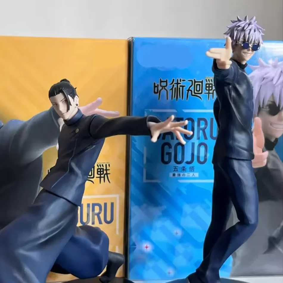 17cm Anime-Figur Nudelstopper Jujutsu Kaisen Satoru Gojo Actionfigur Geto Suguru Figur PVC Erwachsenen-Sammelmodell Spielzeug