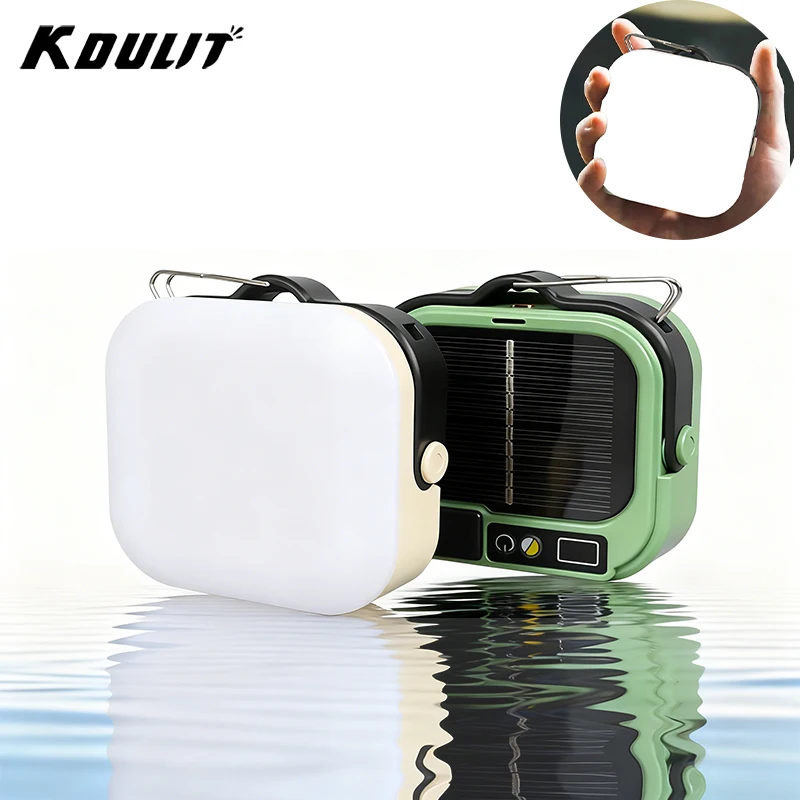 LED Camping Lantern Reading Light w/Digital Display,Solar/USB Charging,Portable Flashlight,Tent,Indoor Study & Repair Work Light