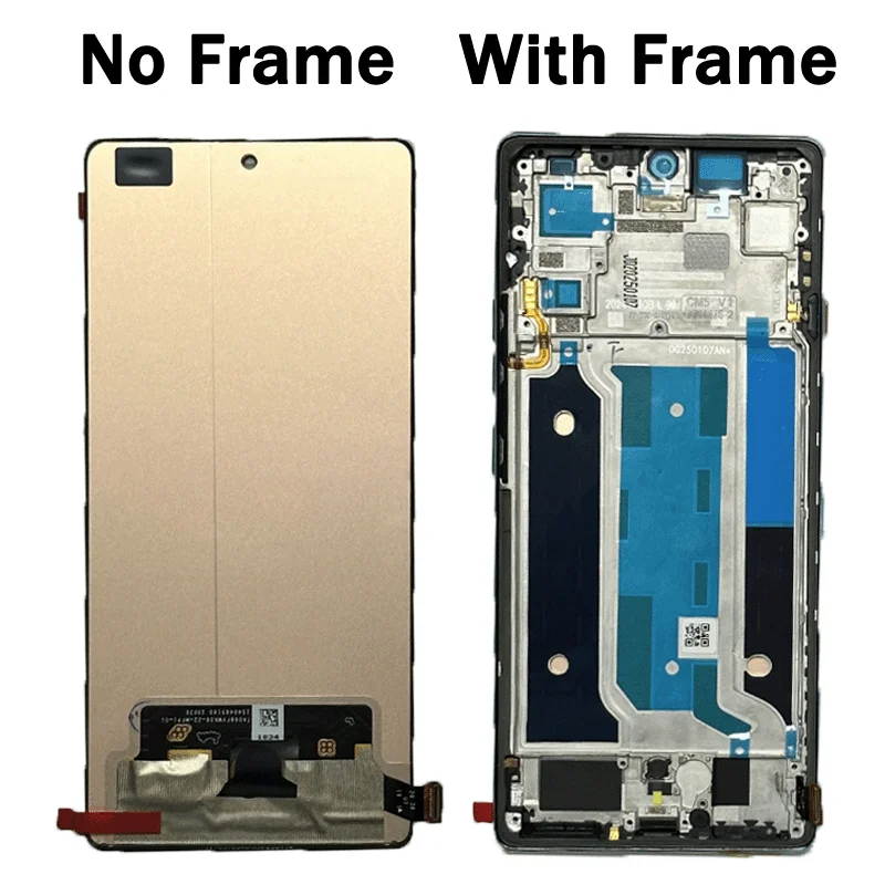6,78-calowy ekran AMOLED do Tecno Camon 40 LCD CM5, zestaw wyświetlacza dotykowego z digitizerem do Tecno Camon40 4G, ramka wyświetlacza — zdjęcie produktu 6