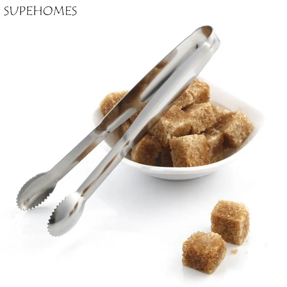 

Stainless Steel Mini Coffee Dessert Bread Bar Utensil Ice Tongs Food Serving Clip Cube Sugar Tongs Kitchen Accessories