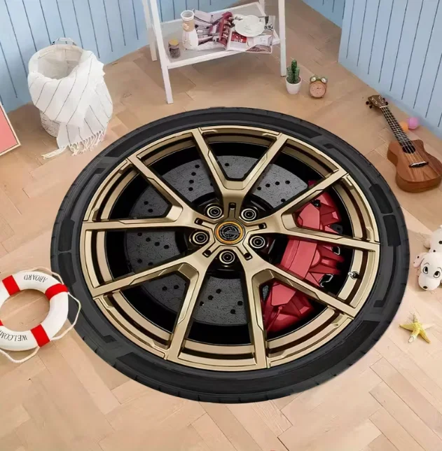 Tapis de sol pour pneus de voi - Lighting Mcqueen Bedroom Decor avis et prix