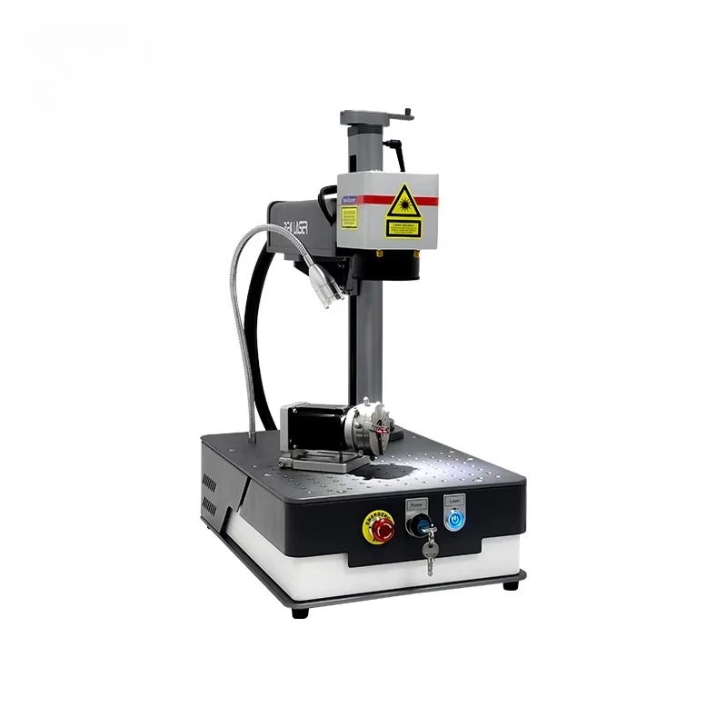 Jewelry Gold Marking Machine 20/30W 50/60/100W JPT Marking Plastic and Metal Jewelry Desktop Fiber Rings Engraving Machine
