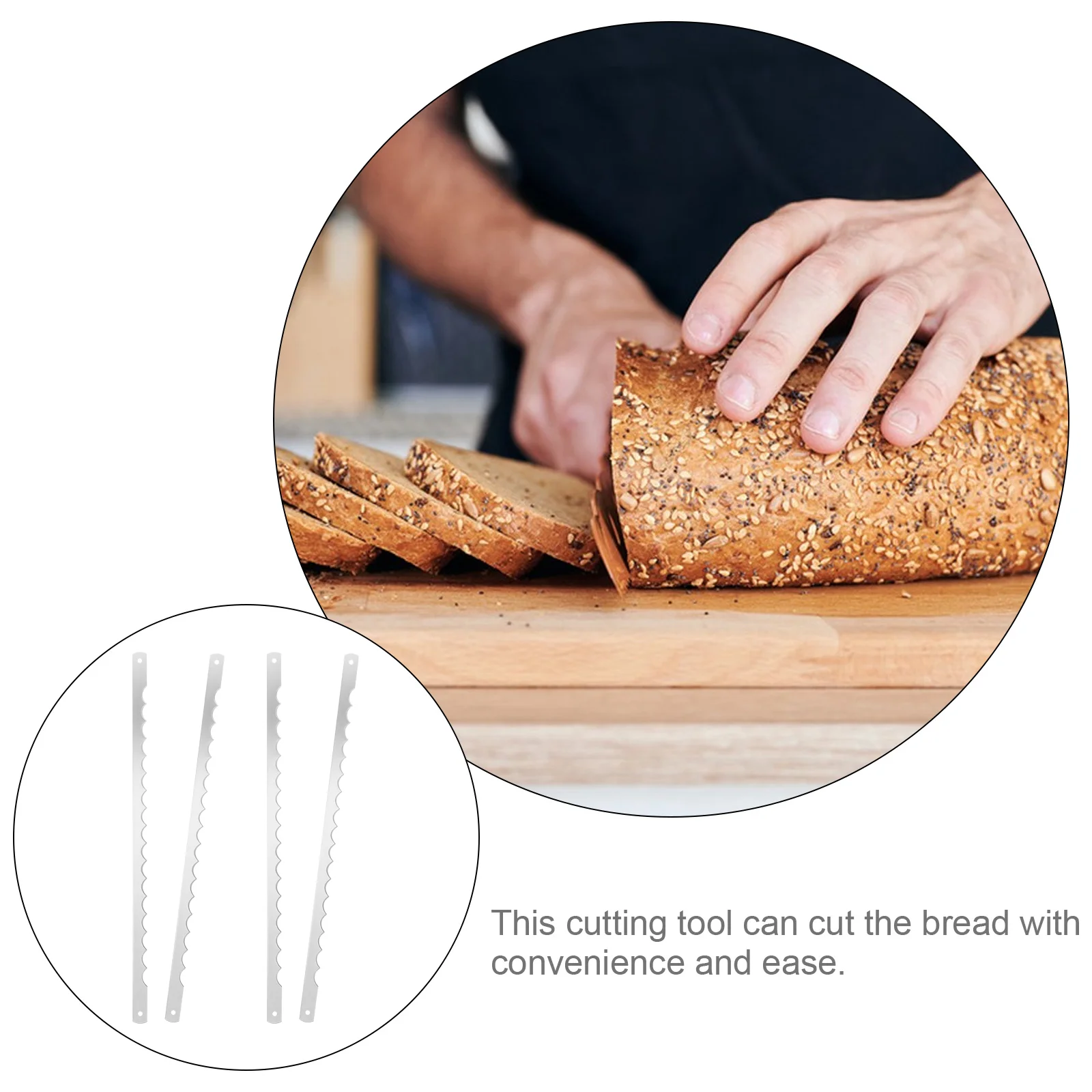 Bread Machine Slicer Knife Replacement Serrated Blade Breadmaker Blades Stainless Steel The Razor Machines
