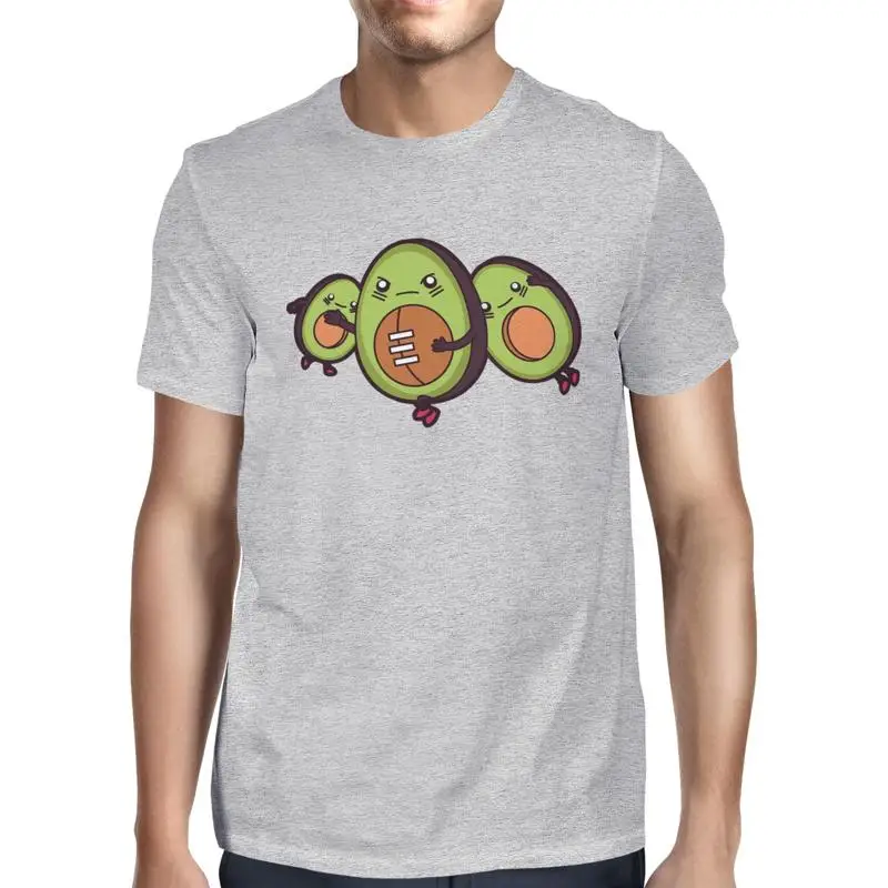 

1T T Shirt Mens Avocado Rugby Game