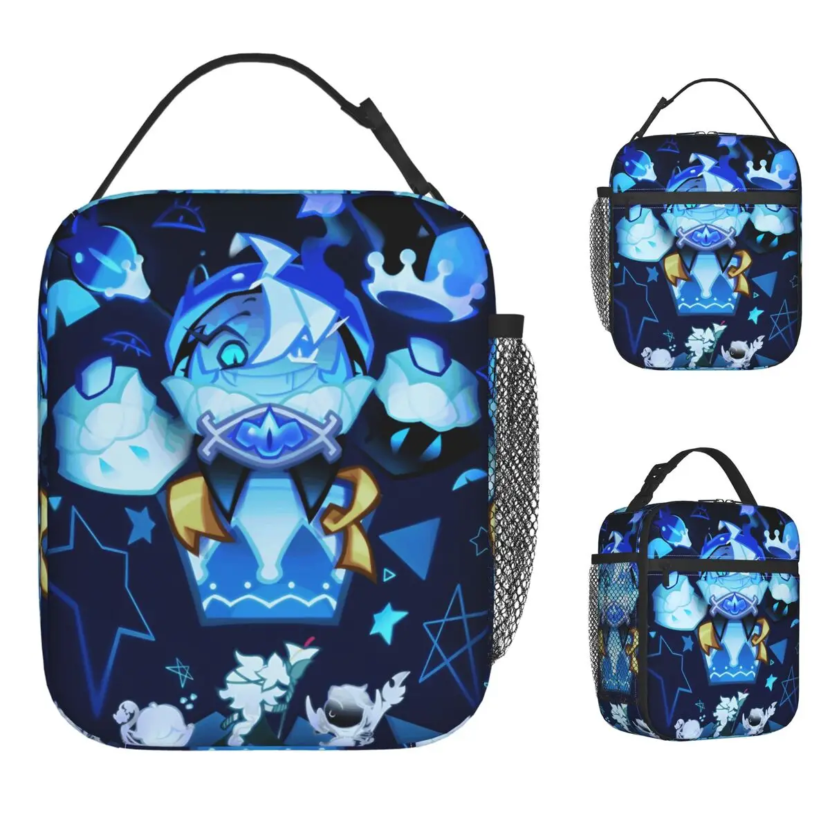 

Shadow Milk Cookie Run Kingdom Insulated Lunch Bag Large Cute Cartoon Anime Thermal Bag Tote Lunch Box College Food Storage Bags