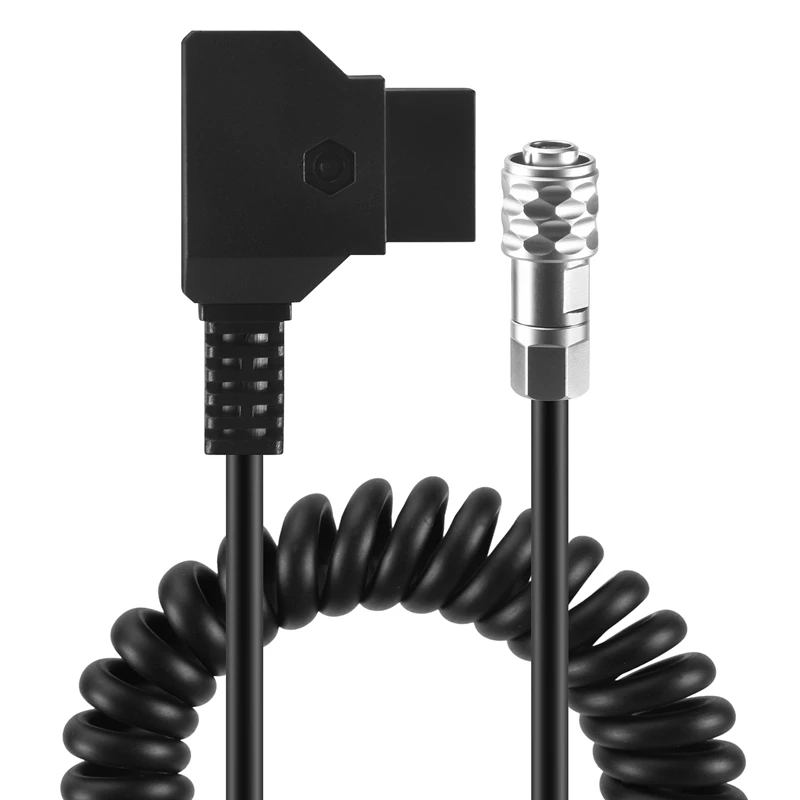 D-Tap To BMPCC 4K 2 Pin Locking Power Cable For Blackmagic Pocket Cinema Camera 4K For Sony V Mount Battery