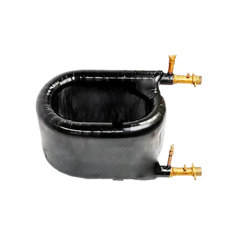 Copper Tube 5HP A Type Coaxial Heat Exchanger Air Conditioning Evaporator Heat Pump Condenser Evaporator Tubular Heat Exchanger
