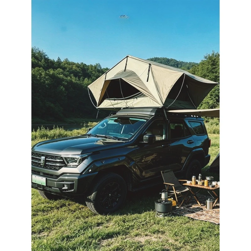 Inflatable Roof Tent, Mountain Camping, Self-driving Tour, Outdoor Camping, General Rain and Sun Protection