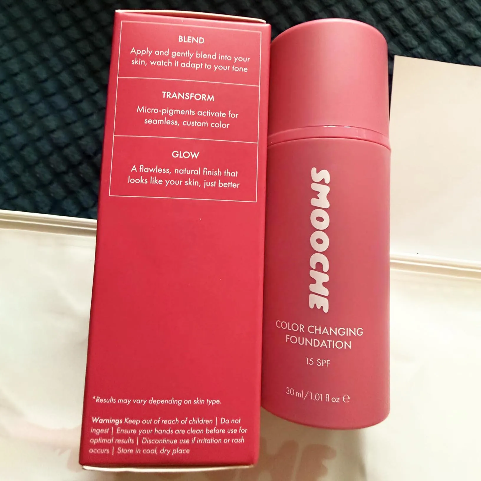 Base de Maquillaje que Cambia de Color, Base Líquida que se Adapta al Tono de Piel, Ligera, Hidratante, Natural, Unifica el Tono de Piel, Larga Duración
