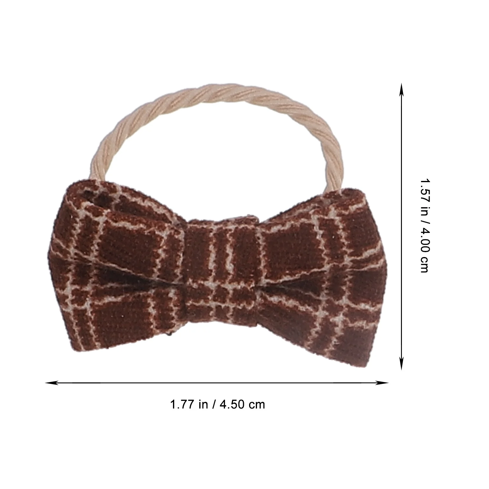 

5Pairs Flower Bow Ties Elastic Ponytail Holders Cute Decorative Hair Accessories for Girl Birthday Party