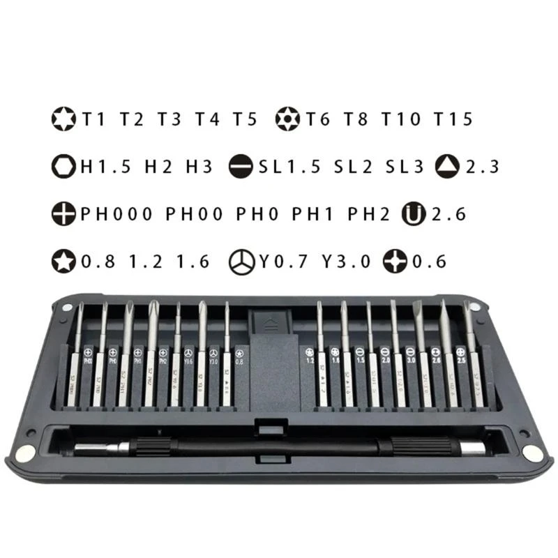 

Multi Overdriver Установите точную магнитную отвертку Bit Bit Advined Mini Hand Tool для ремонта ноутбука телефона