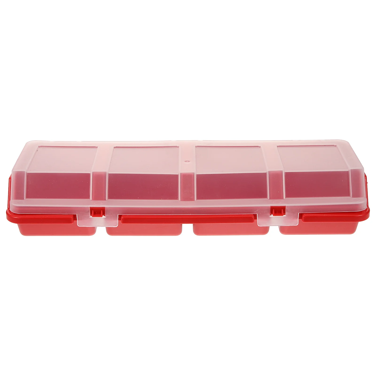 2Pcs Parts Storage Box Plastic Screw Organizer Portable Compartment Case Small Portable Screw Storage Box Parts Organizer